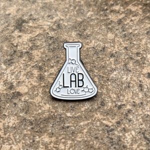 Live Lab Love Science Lover Brooch lapel pin backpack pin‎